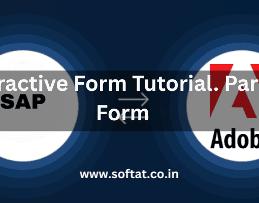 "Screenshot of SAP Adobe Interactive Form creation process – Step 1