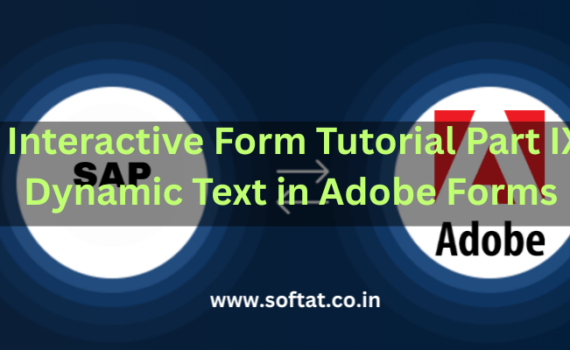 SAP Adobe Form displaying dynamic text elements