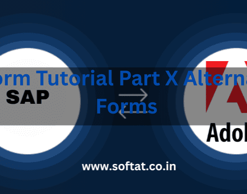 SAP Adobe Form alternative solutions for better form design