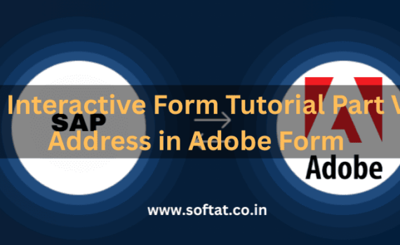 SAP Adobe Interactive Form displaying a printed address with form fields