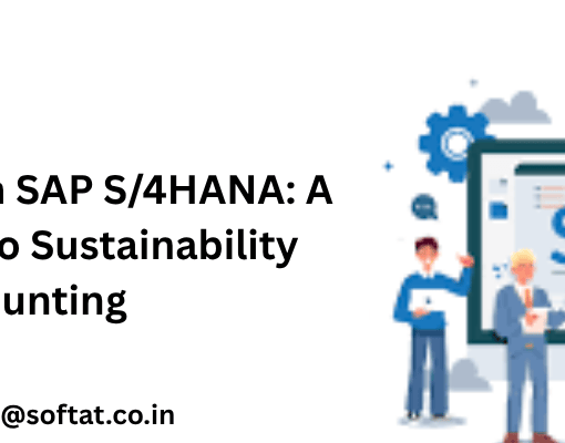 Conceptual diagram of SAP Green Ledger combining financial and sustainability data.