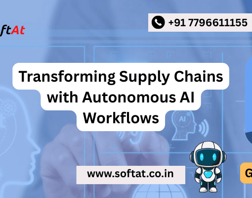 Autonomous AI workflows transforming supply chain operations in a warehouse