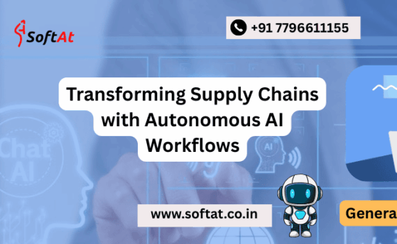 Autonomous AI workflows transforming supply chain operations in a warehouse