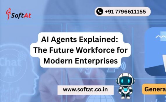 AI agents working alongside enterprise teams in a modern digital workplace
