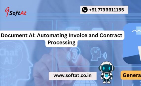Document AI software automatically extracting data from invoices and contracts