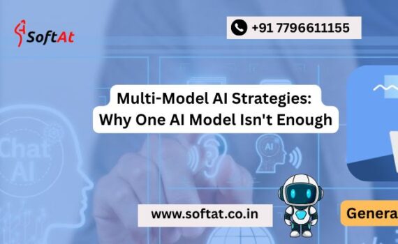 : Diagram showing a multi model AI strategy routing tasks across different AI models