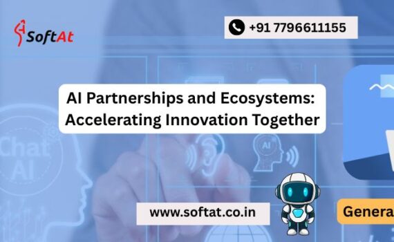 Business and technology partners collaborating on an AI ecosystem strategy