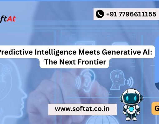 Predictive intelligence and generative AI working together in a business dashboard