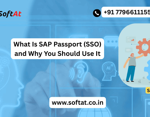 Diagram showing SAP Passport SSO authentication flow across SAP systems