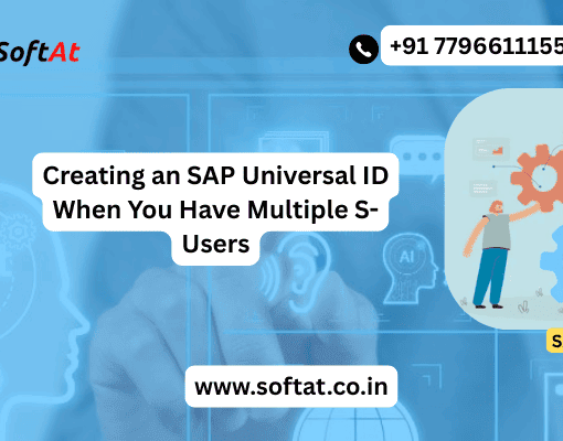 SAP Universal ID account manager screen showing multiple linked S user identities