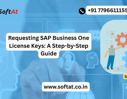 Administrator requesting an SAP Business One license key through the SAP Support Portal
