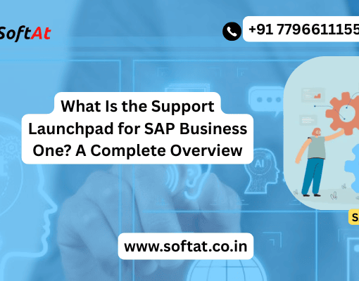 Support Launchpad dashboard for SAP Business One showing ticketing and knowledge base features