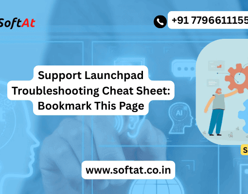 Support Launchpad troubleshooting cheat sheet showing common fixes
