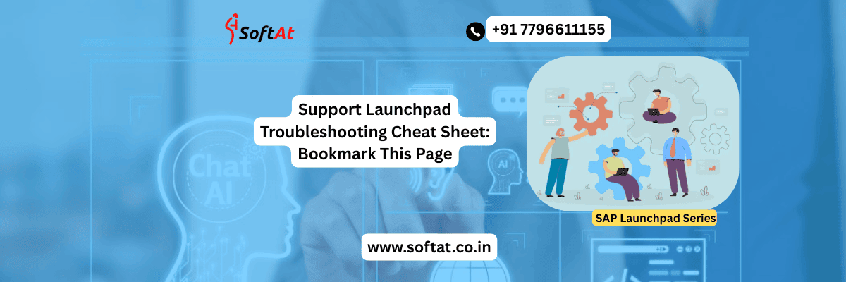 Support Launchpad troubleshooting cheat sheet showing common fixes