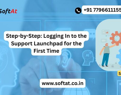 User completing first time login steps on the Support Launchpad dashboard screen