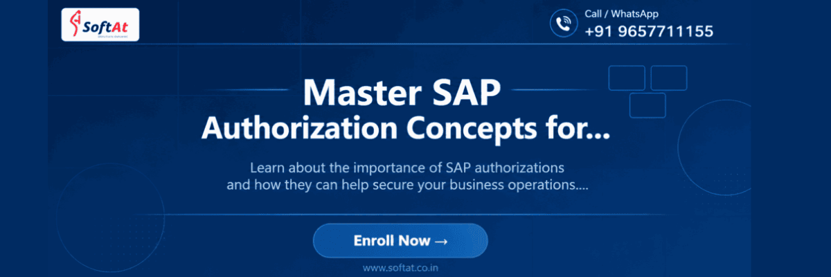 Master SAP Authorization Concepts for Enhanced Business Security | SoftAt